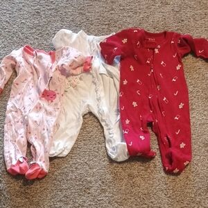 Red and Pink Kids One Piece Set